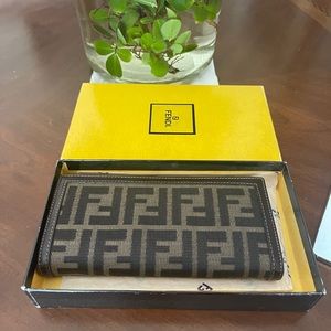 Authentic Fendi long wallet